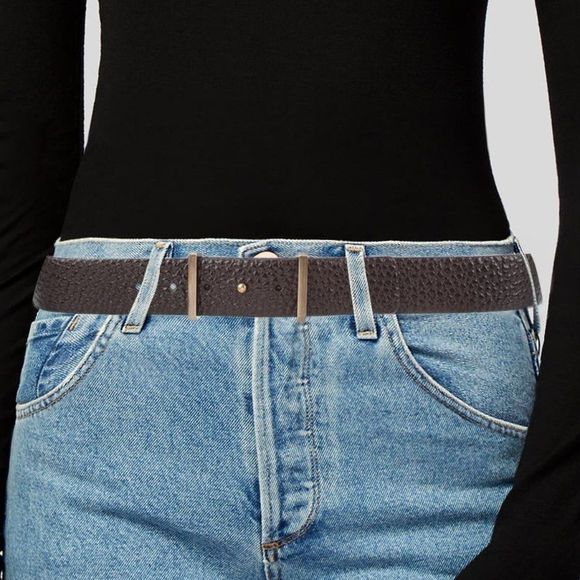 BRUNELLO CUCINELLI Embossed Waist Belt - Picture 2 of 5